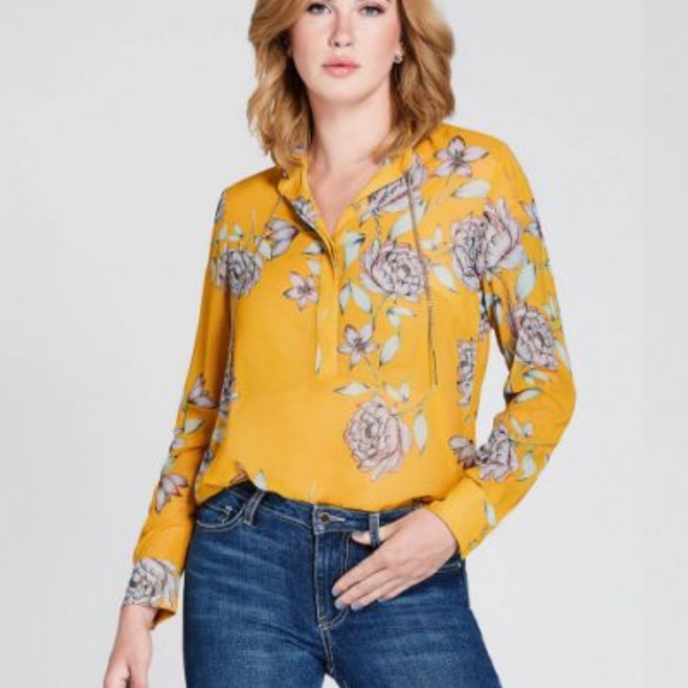 Marciano floral top